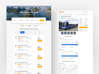 BookaWay - landing page ui web