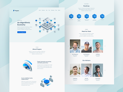 Pragma main page illustration ui web