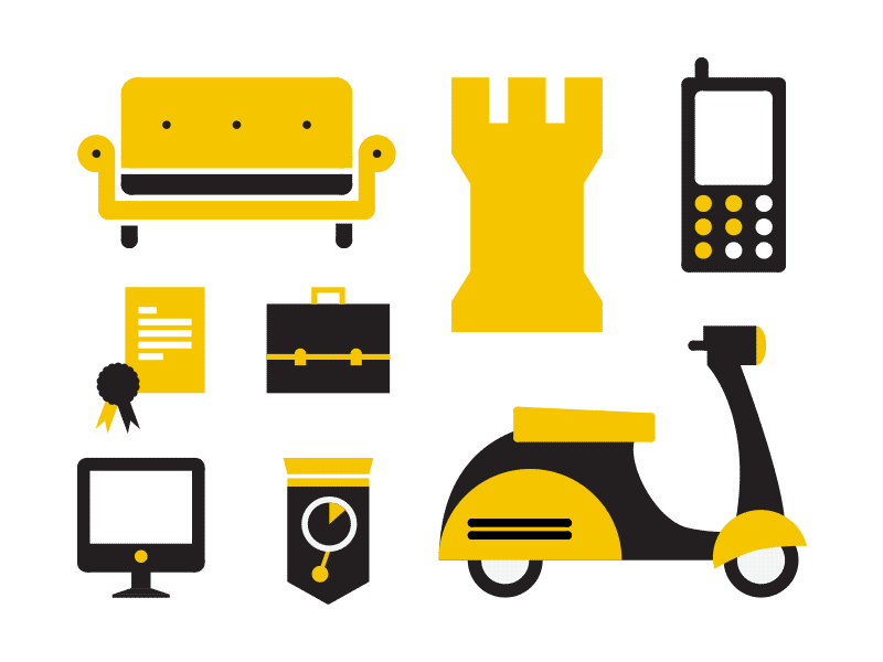 Panczak - Lisowska Icons [animated] accountancy diploma icon icons imac intermedia joy mobile scooter sofa tower