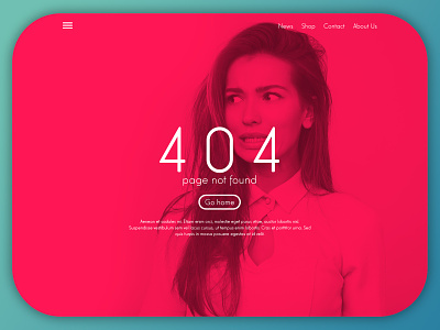Daily Ui Challenge - 404 Page