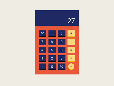 Dailly UI - 004 Calculator