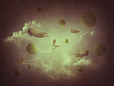 Collage " Children's dreams"