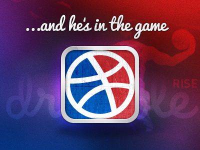 ...and he's in the game by Andrew Beckwith on Dribbble