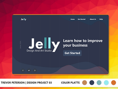 Daily Web/UI Design | 03 2d clean daily design minimal simple ui ux ux design web design web designer website