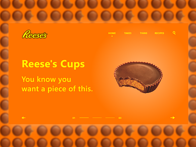Daily Web/UI Design 13 | Reese's Website Design