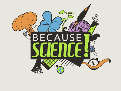 Because Science WIP 2d answer science t shirt tee wip