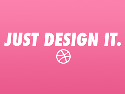 Just Design It. design dribble futura it just logo nike spoof wallpaper