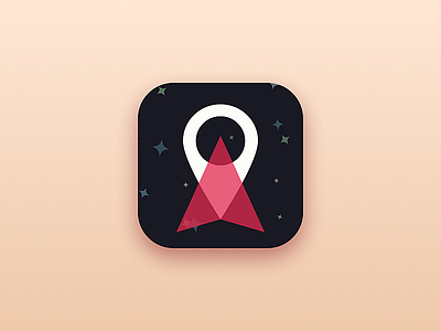 DailyUI #005 - App Icon app icon dailyui dailyui 005 icon icon design map navigation rocket