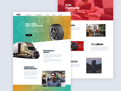 Redesign website for RCO Tires