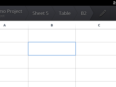 Integration breadcrumb edit glow permanent table toolbar ui