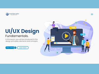 Website UI - Landing Page design landing page ui ux web design website