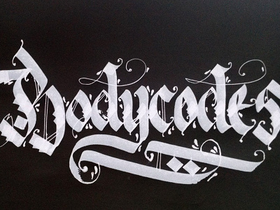 Bodycodes calligraphy letter lettering letterscalligraffiti
