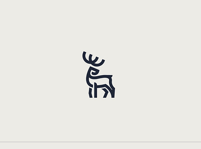 Deer Mark deer logo icon illustration logo logofolio resort