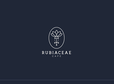 Rubiaceae Logo Design branding cafe cafe logo coffee icon logo logo design logofolio