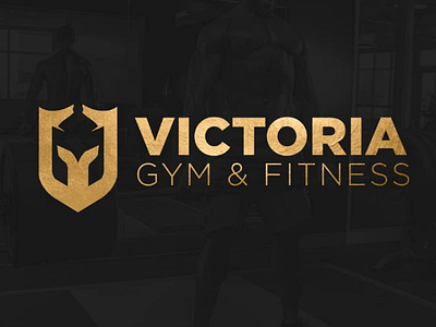 Victoria | Logo Design branding design fitness gym logo