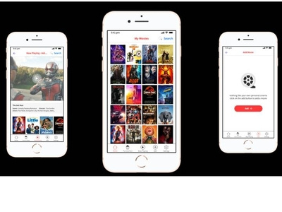 Mobile App Design entertainment entertainment app film movie movie app movie player movies movies app movies player