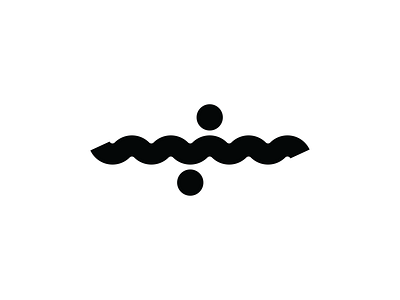 LOGO Swim design icon logo