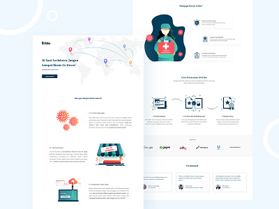 Campaign Landing Page Covid-19 awareness campaign clean clean design corona coronavirus covid 19 design figma design landing page layout makers minimal ui ui design ux ux design web web design website