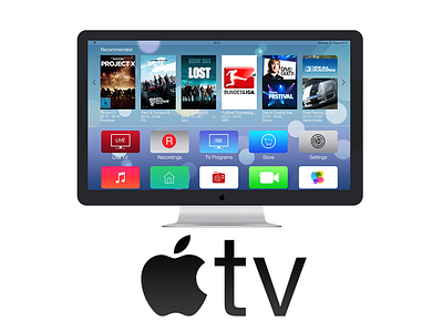 Apple TV Concept (2013) apple tv interface ipad iphone itv mac ui ux video youtube