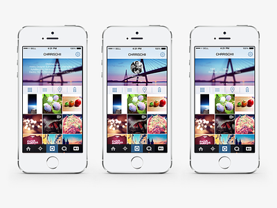 Instagram Redesign blur flat info instagram ios7 redesign section
