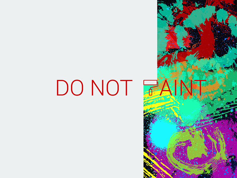 DO NOT PAINT by Christian on Dribbble