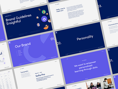 Ensightful Brand Guide brand guide brand identity brand strategy branding design visual identity