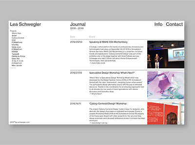 LEA – Website Journal art direction development journal minimalism minimalistic typograhy visual identity web design website