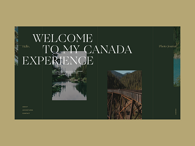 Canada Experience Journal – Landing 01