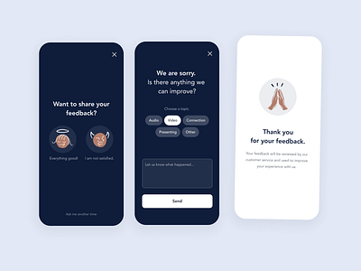 User Feedback Flow Mobile