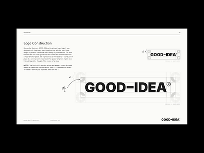 GOOD–IDEA® Brand Guide: ­Logo
