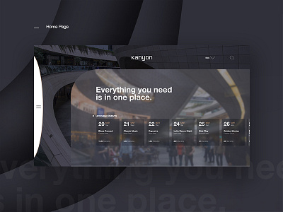 Homepage homepage landing minimal modern page ui ux web