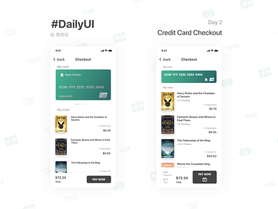 #DailyUI Day 2-Credit Card Checkout