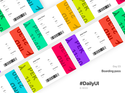 DailyUI Day23-Boarding pass 100daychallenge 100days app boarding boarding pass boardingpass daily 100 challenge daily ui dailyui dayliui design flight flight app flights mobile ticket ui ux