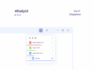 DailyUI Day27-Dropdown