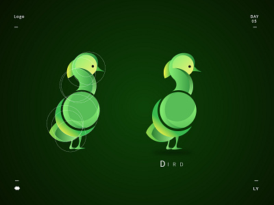 bird app icon illustration logo web