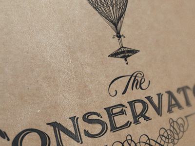 Conservatory logo concept logo