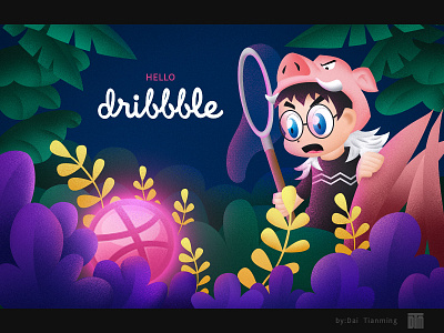 Hello Dribbble 插图