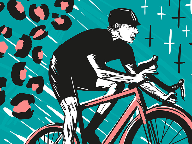 Bike Mural by Hannah Mason on Dribbble