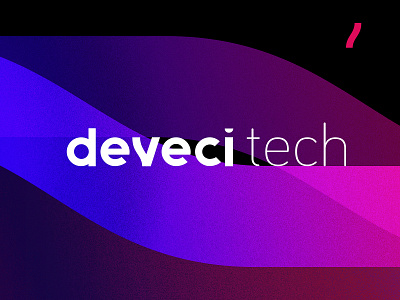 Logo made for Deveci Tech branding design energy flow future geometric identity logo modern modern logo synergy tech technology web
