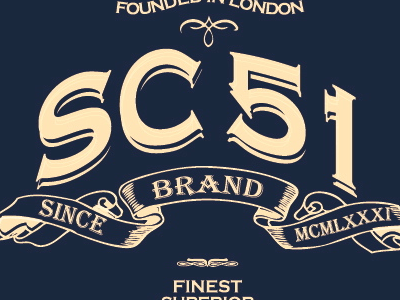 Sc51 Logo apparel branding denim fashion