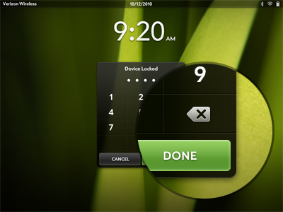 WebOS Lockscreen