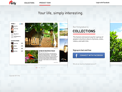 Erly Homepage version 1 gallery homepage login