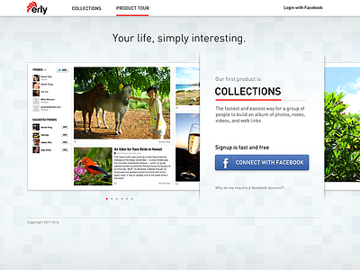Erly Homepage version 1
