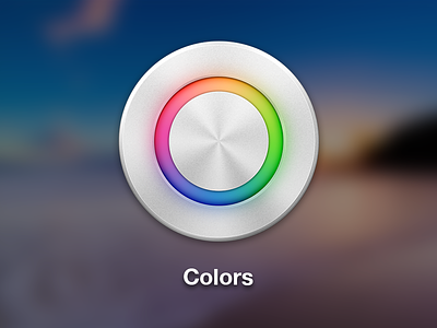 Colors Icon aluminum app apps circle color colorful colors colour colours hub hue icon icons light mac mac icon metal metalic philips switch wheel