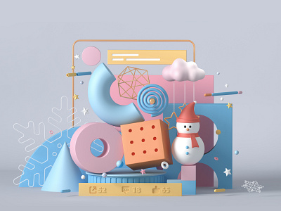 C4D scene 3d c4d design