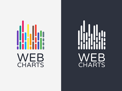 [Webcharts] Logo branding chart graph logo sketch