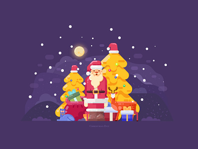Christmas Day design illustration