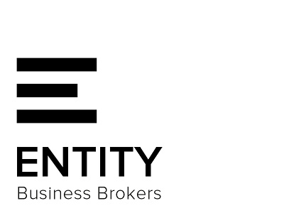 Entity logo brand identity brokerage hidden depth lines logo