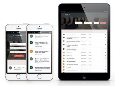 Responsive Job Listings