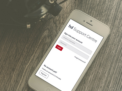 Support System Mobile Login By Dave Meier For Hidden Depth On Dribbble